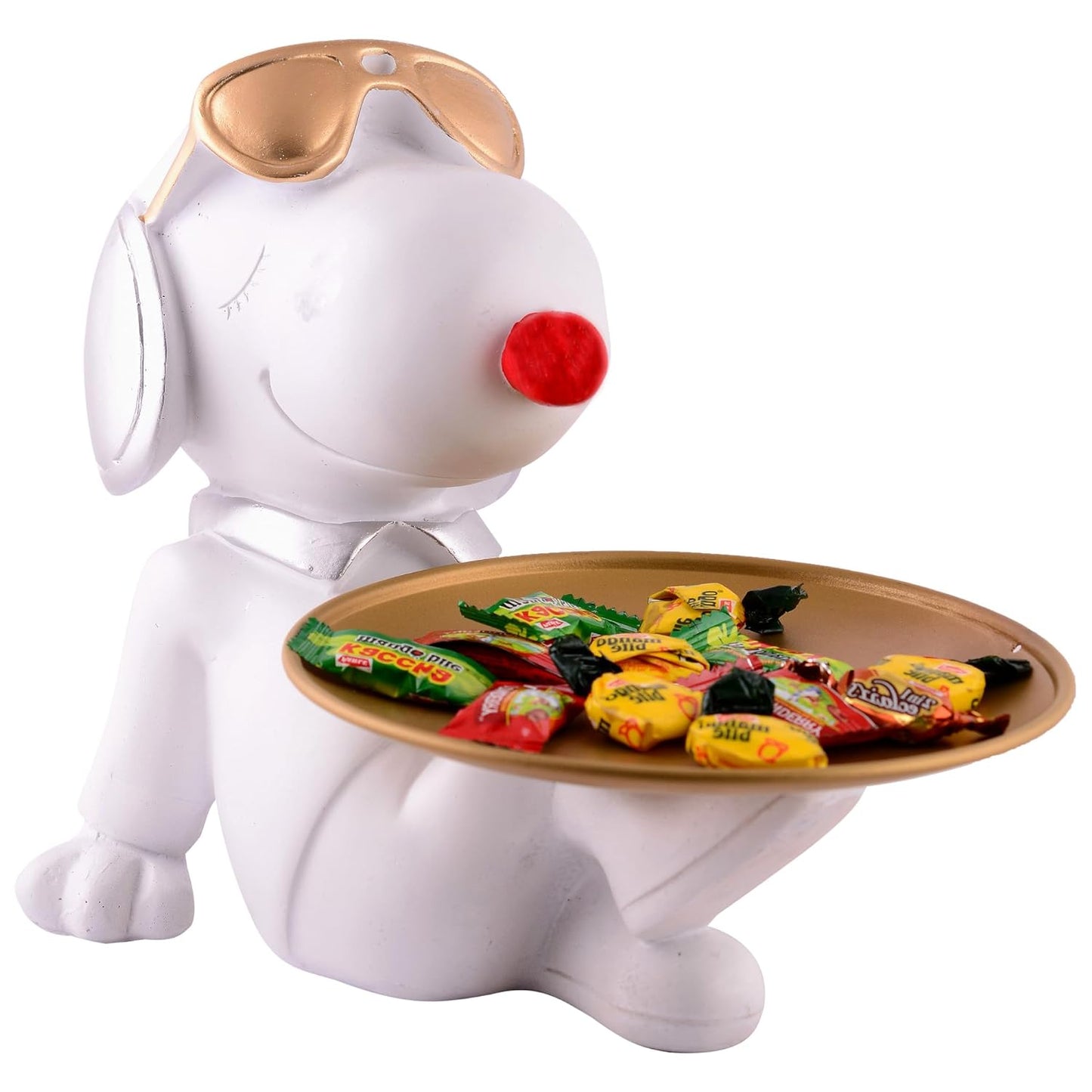 Snoopy Dog Ornaments Snack Storage Holding Tray