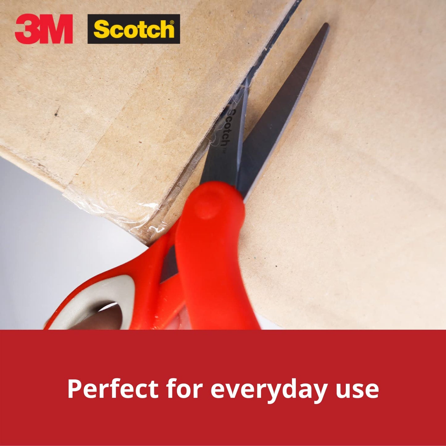 Scotch 6-inches Stainless Steel Multi-Purpose Scissor (Red)