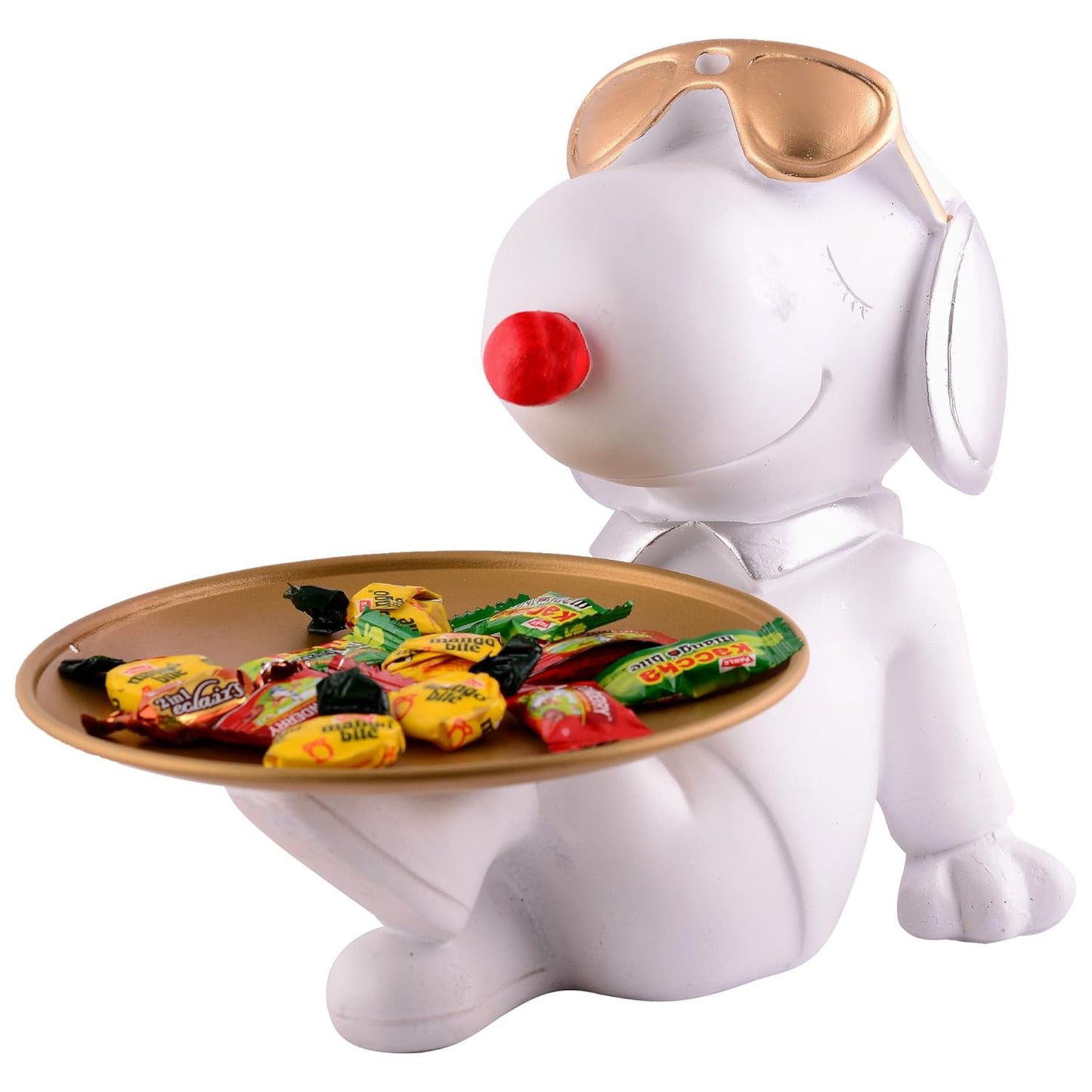 Snoopy Dog Ornaments Snack Storage Holding Tray