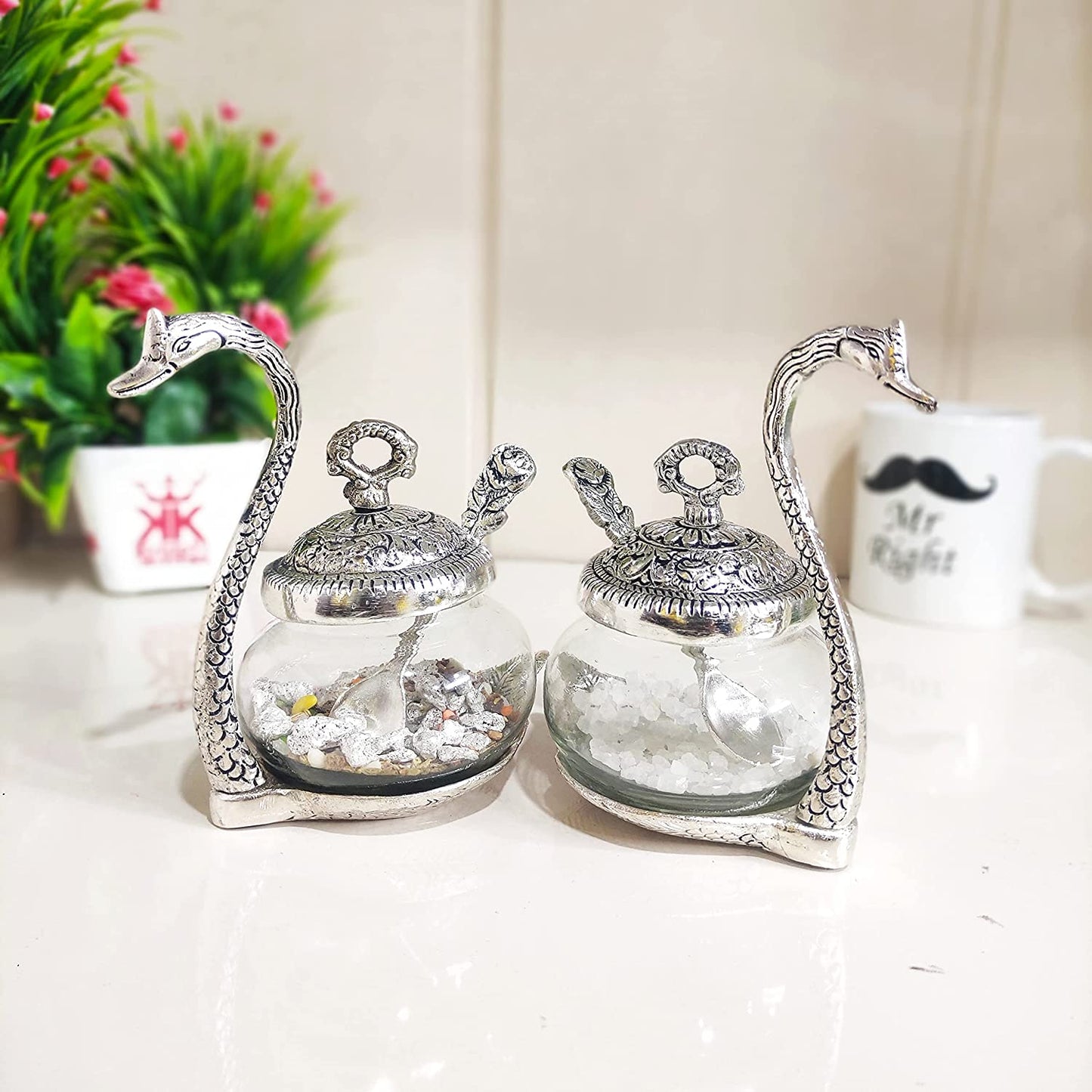 Swan Bowl ( Saunf/ Mishri), Set of 2