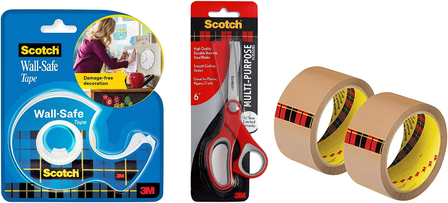 Scotch 6-inches Stainless Steel Multi-Purpose Scissor (Red)
