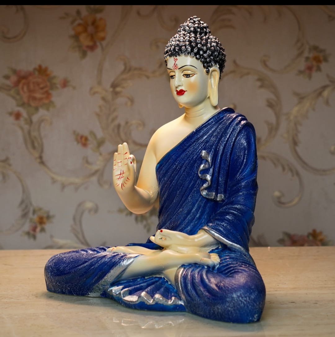 Meditating Buddha Samadhi Sculpture | 2 Feet Tall