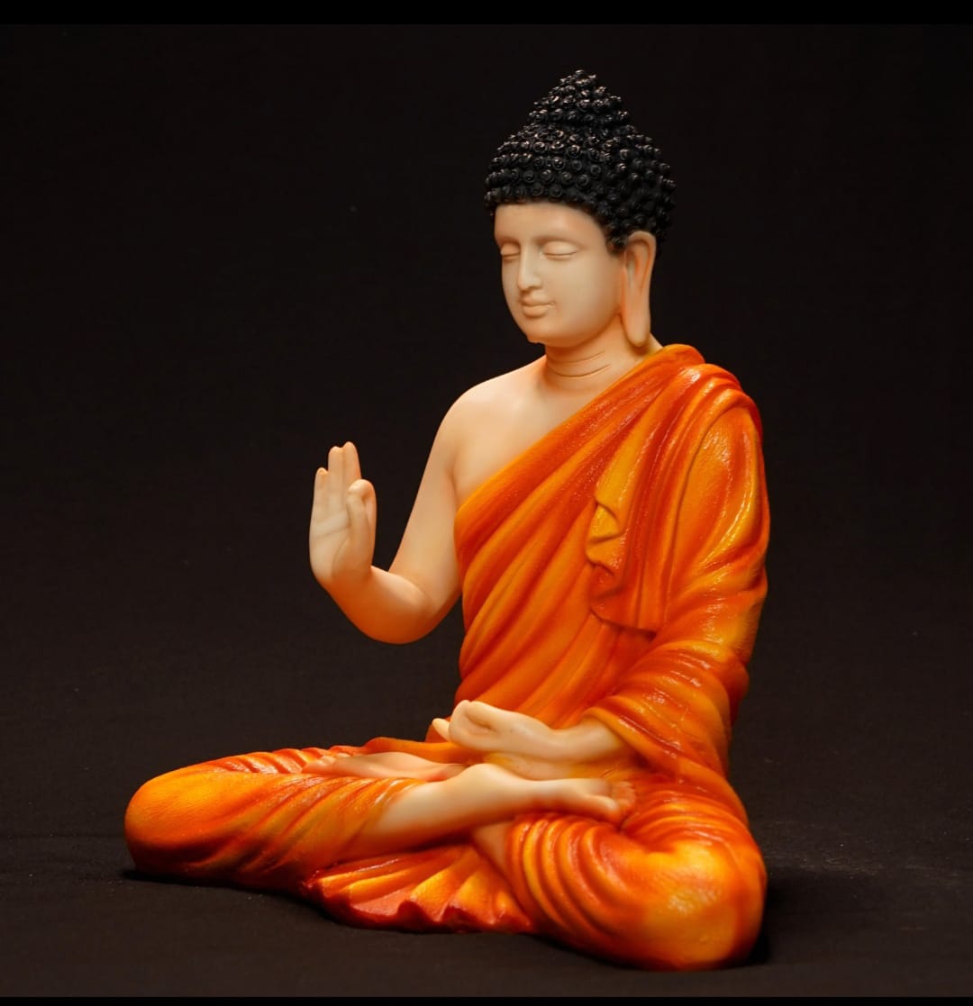 Meditating Buddha Samadhi Sculpture | 2 Feet Tall