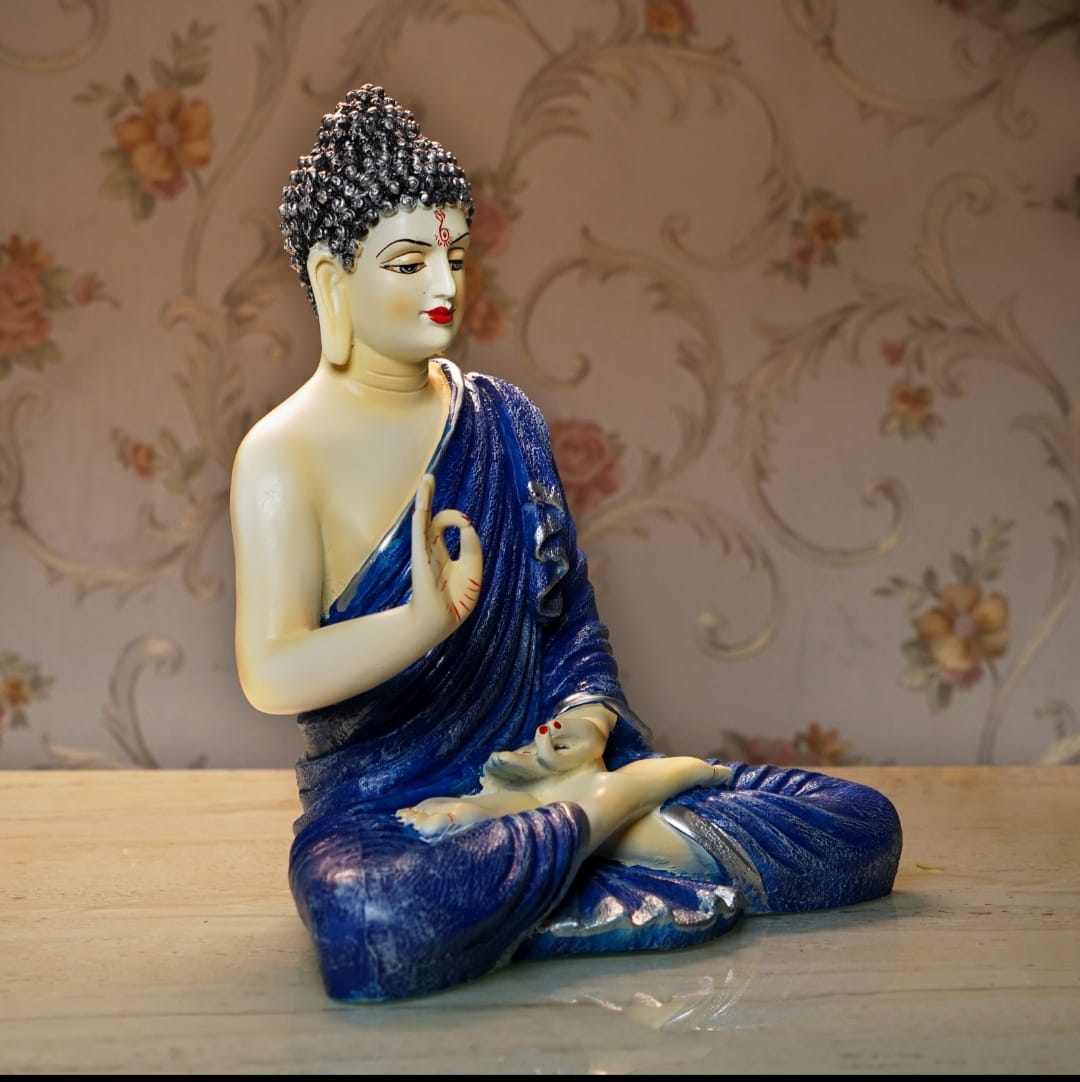 Meditating Buddha Samadhi Sculpture | 2 Feet Tall